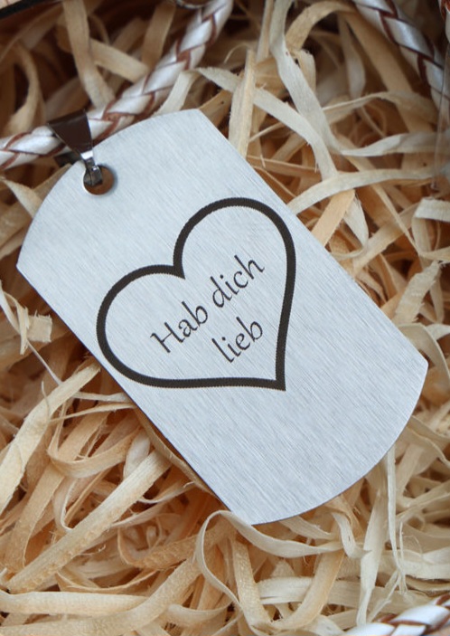 Dog Tag Edelstahl Halskette Dog Tag Edelstahl Halskette